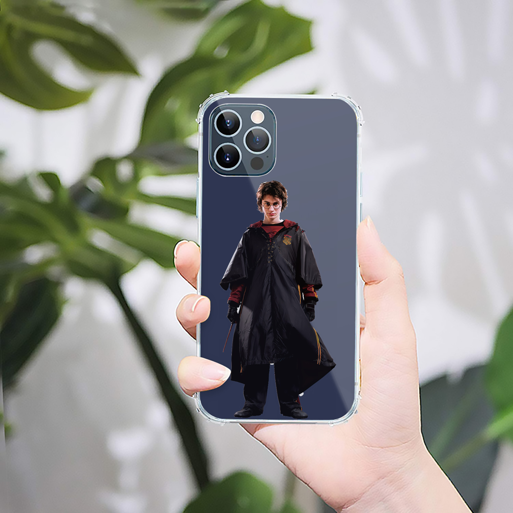 （画像用） Harry Potter ハリー・ポッターシリーズ 【iPhone 12シリーズ対応】透明スマホケース（クリアソフトケース）